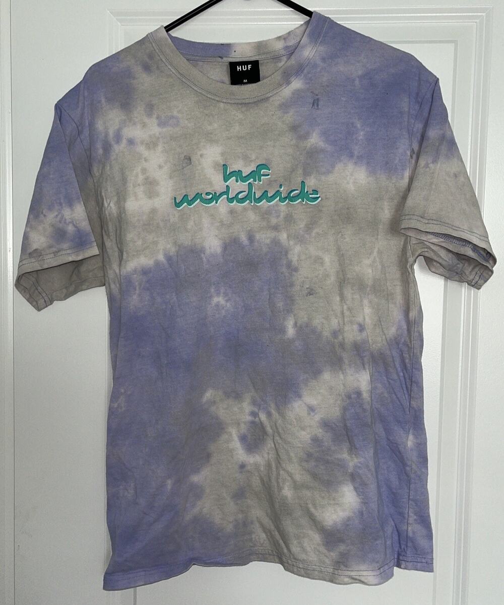 HUF Chemistry T-Shirt Men's Violet Activewear Tee Casual Sportswear Logo M 1 / 1